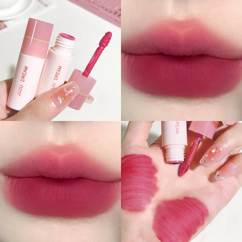 Velvet Matte Lip Gloss - Soft Mist, Long-Lasting, Lightweight Lipstick