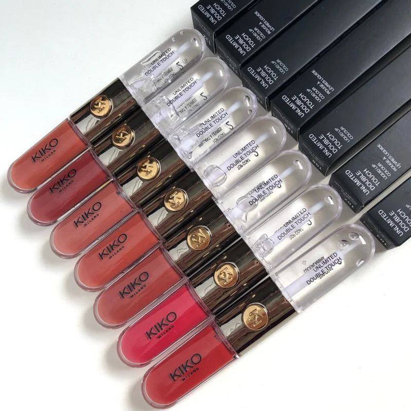 Double Headed Lipstick Mirror Non-Fading Lip Gloss Cup Makeup Tool