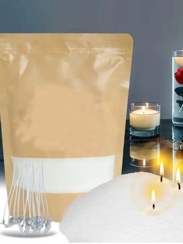 Pearl Candle Making Kit with Sand Wax and Wicks - 200g Wedding & Party Candles