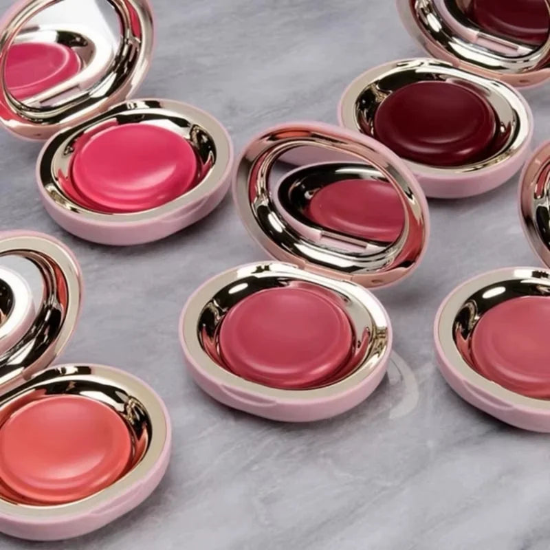 Dual-Use Powder Blush and Liquid Highlighter Makeup Set Waterproof Long Lasting Natural