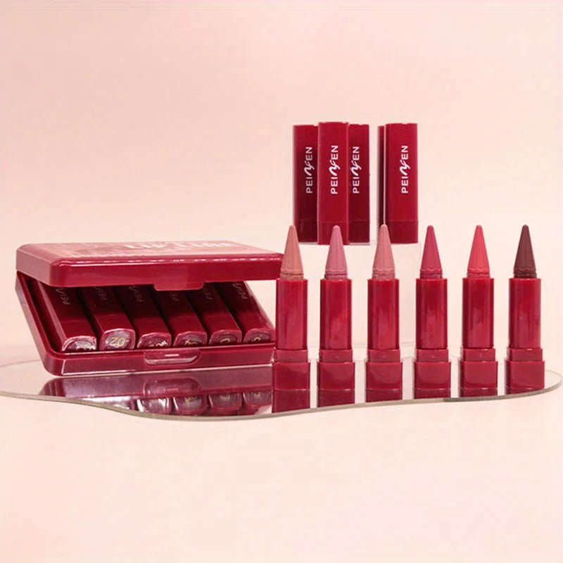 Lip Liner Kit - Long Lasting Color for Daily & Party Looks, 6 Pieces