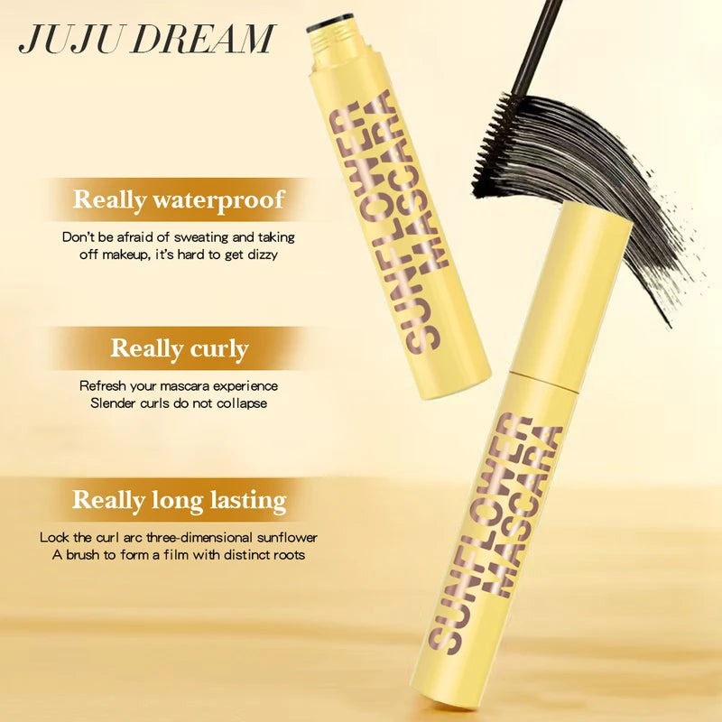 Waterproof Lengthening Mascara for Long, Voluminous Lashes - Unisex Eye Makeup