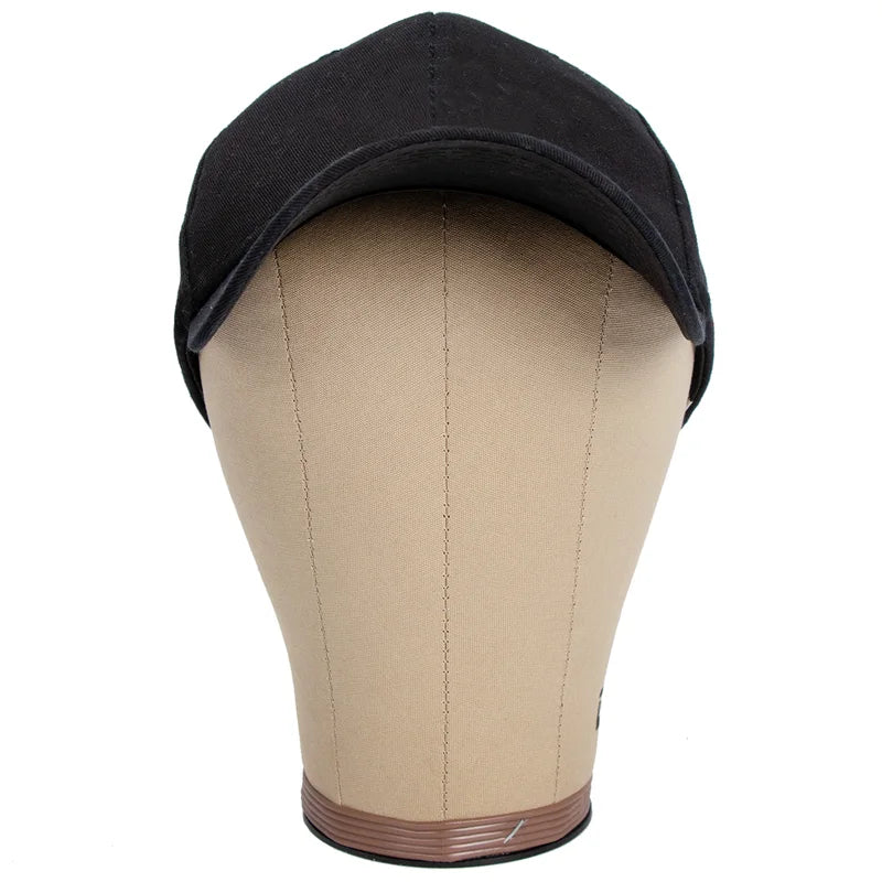 Canvas Block Mannequin Head for Wig & Hair Styling Display - 21-24 Inch Height