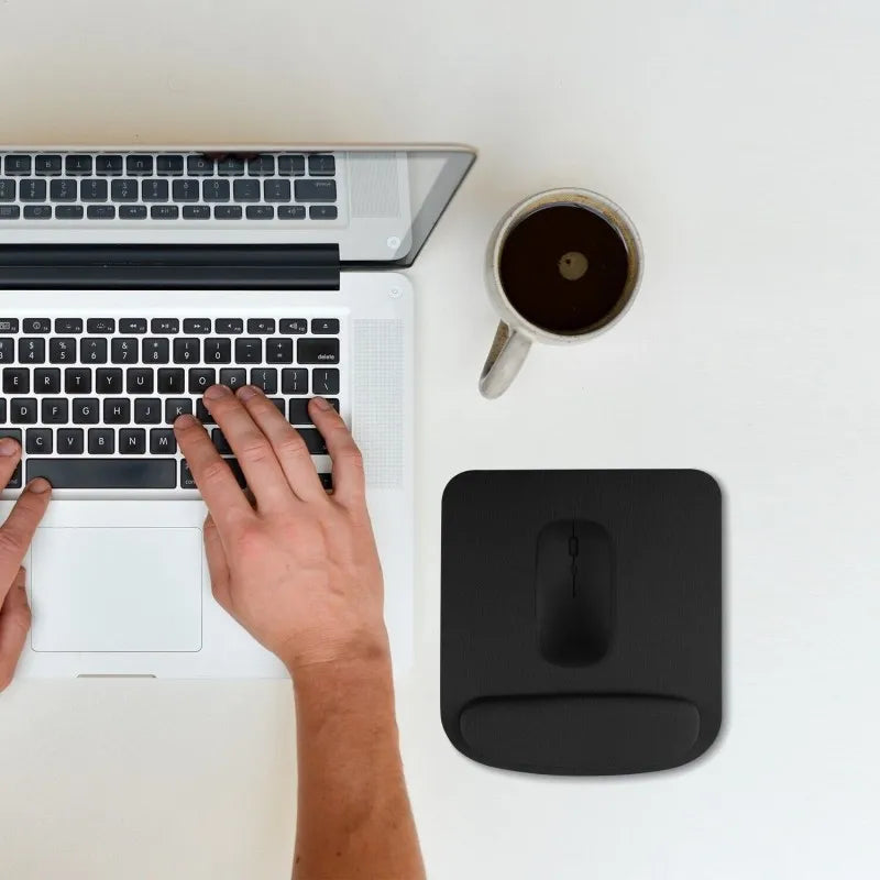 Ergonomic Mouse Pad with Gel Wrist Support - Non-Slip Office & Gaming