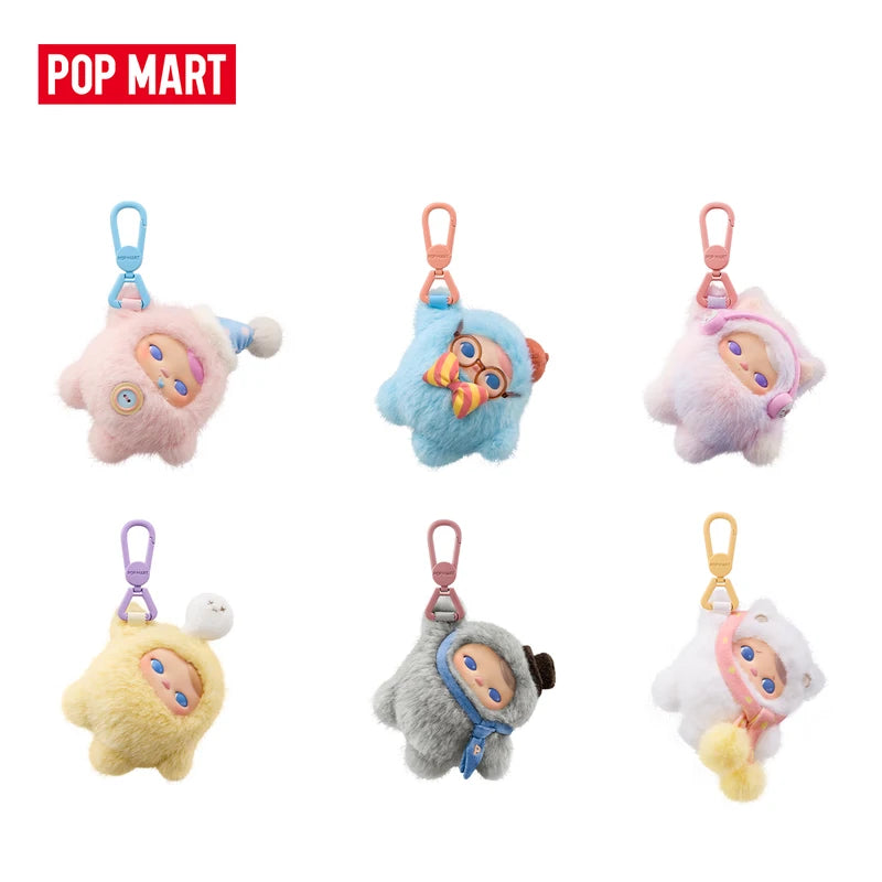Vinyl Plush Pendant Blind Box - POP MART Pucky Series 1/6PCS Collectible Toy