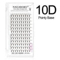 Premade Eyelash Extension Fans 0.07mm Thin Pointed Base Natural Look Volume