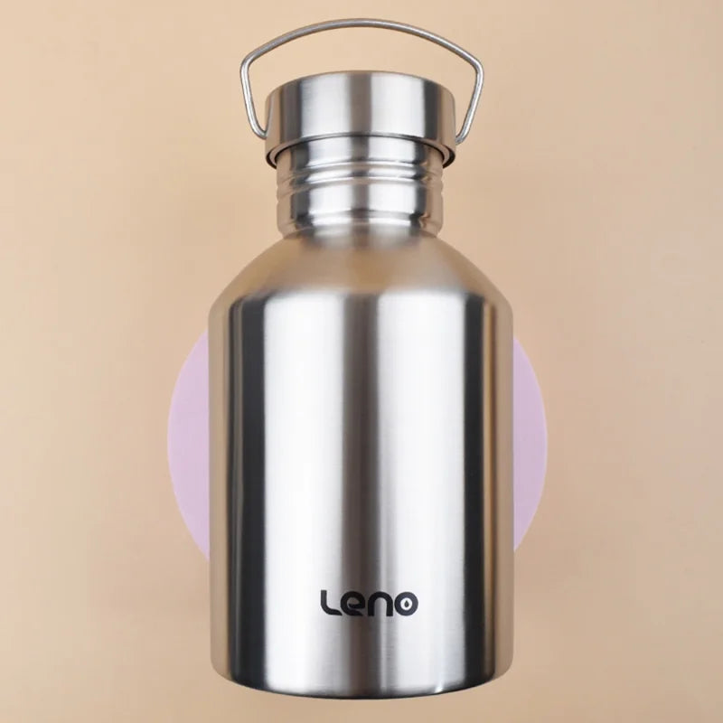 Large Capacity Stainless Steel Water Bottle 2000ml for Sports & Camping