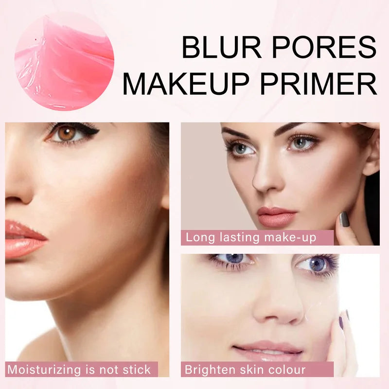 Face Primer Base Makeup Gel for Pore Filling & Long-Lasting Finish