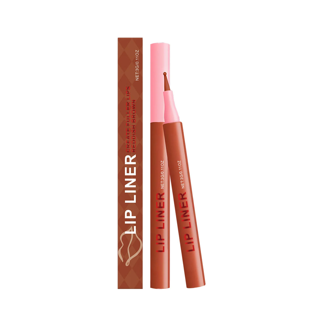 Liquid Lip Liner Matte Finish - Long Lasting Waterproof Retractable Lip Definer