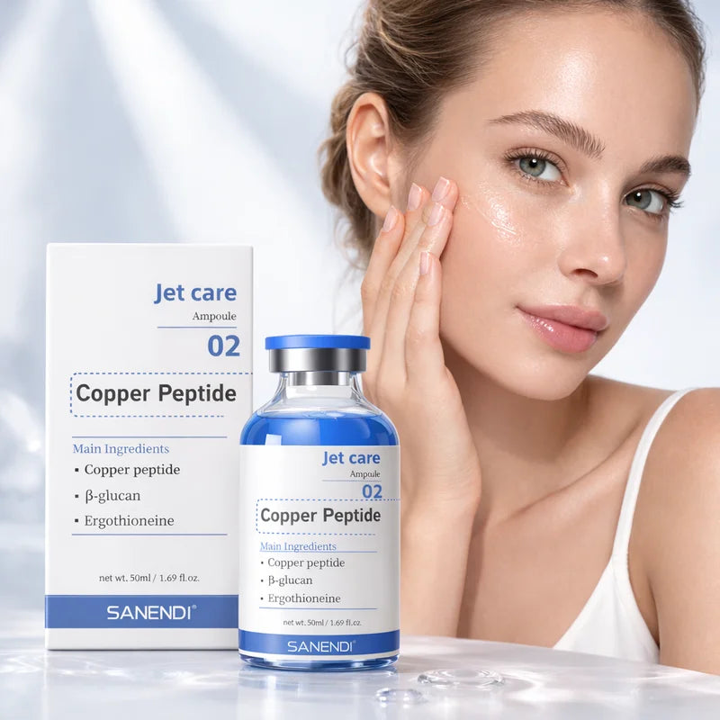 Hydrating Skin Care Set with Salmon DNA, Copper Peptides & Hyaluronic Acid — Facial Booster Kit