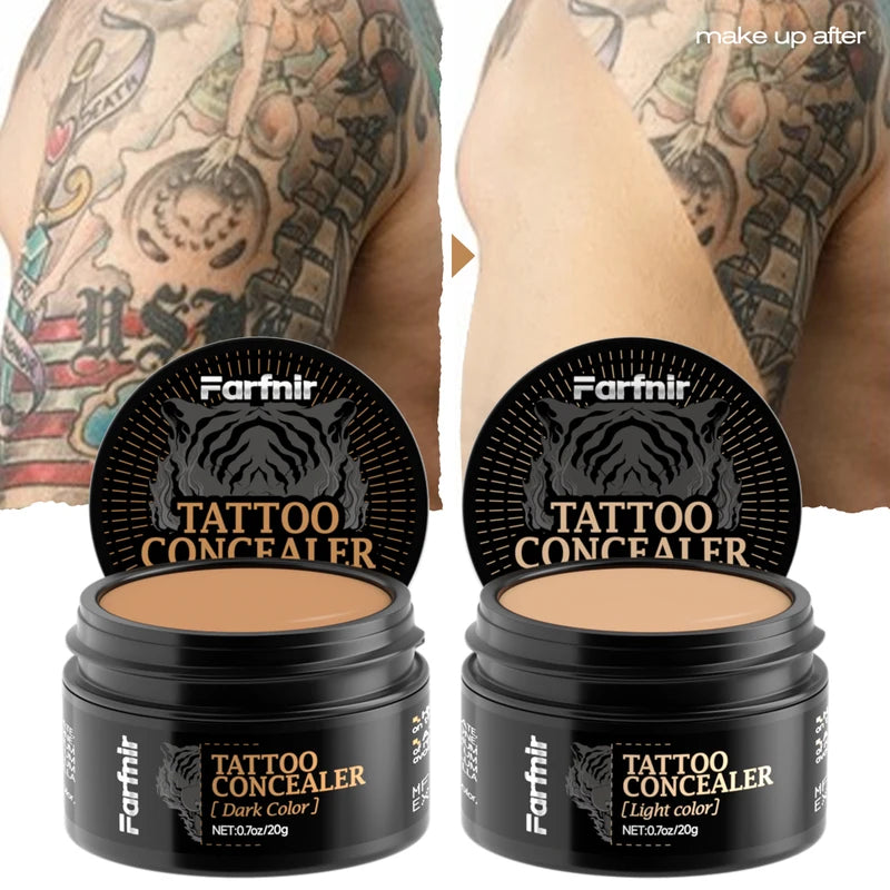 Tattoo Concealer Cream Waterproof Sweatproof Skin-Friendly Makeup - 2 Colors
