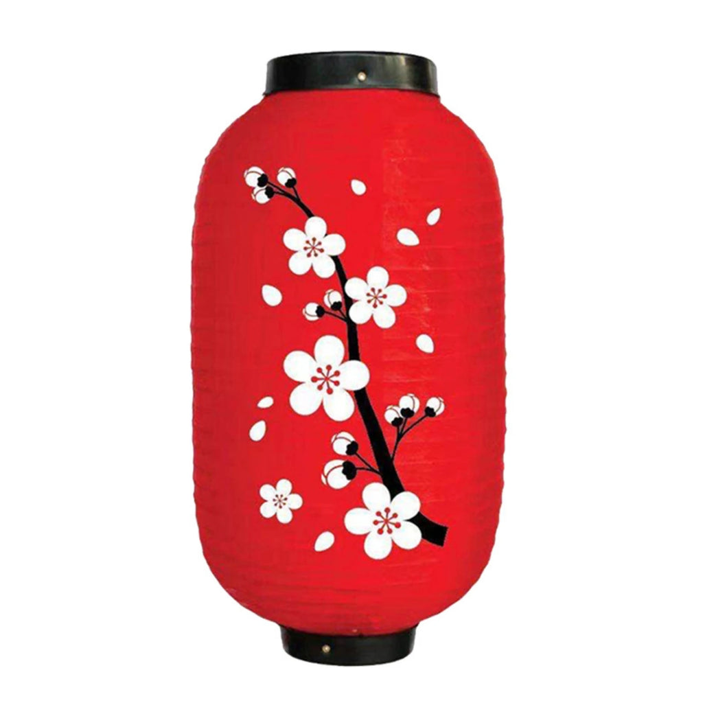Traditional Japanese Lantern Lampshade Hanging Light for Outdoor & Festive Decor