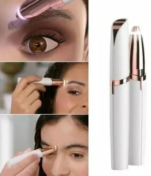 Rechargeable Electric Eyebrow Epilator Pen for Painless Hair Removal