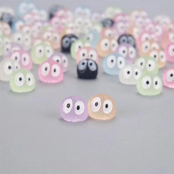 Luminous Mini Resin Ghost Tree Elf Garden Decorations for Fairy Garden & Cake Toppers - Glow in Dark or Non-Glow Options