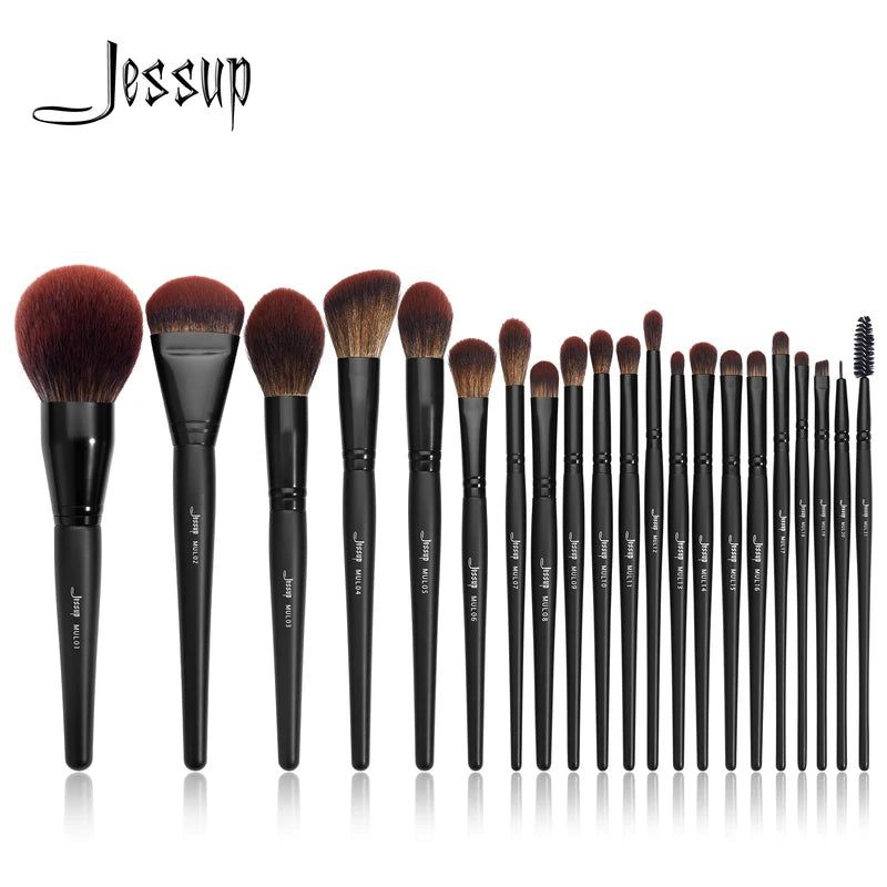 Professional Makeup Brushes Set 3-21 Pcs Synthetic Face Eye Contour Tools