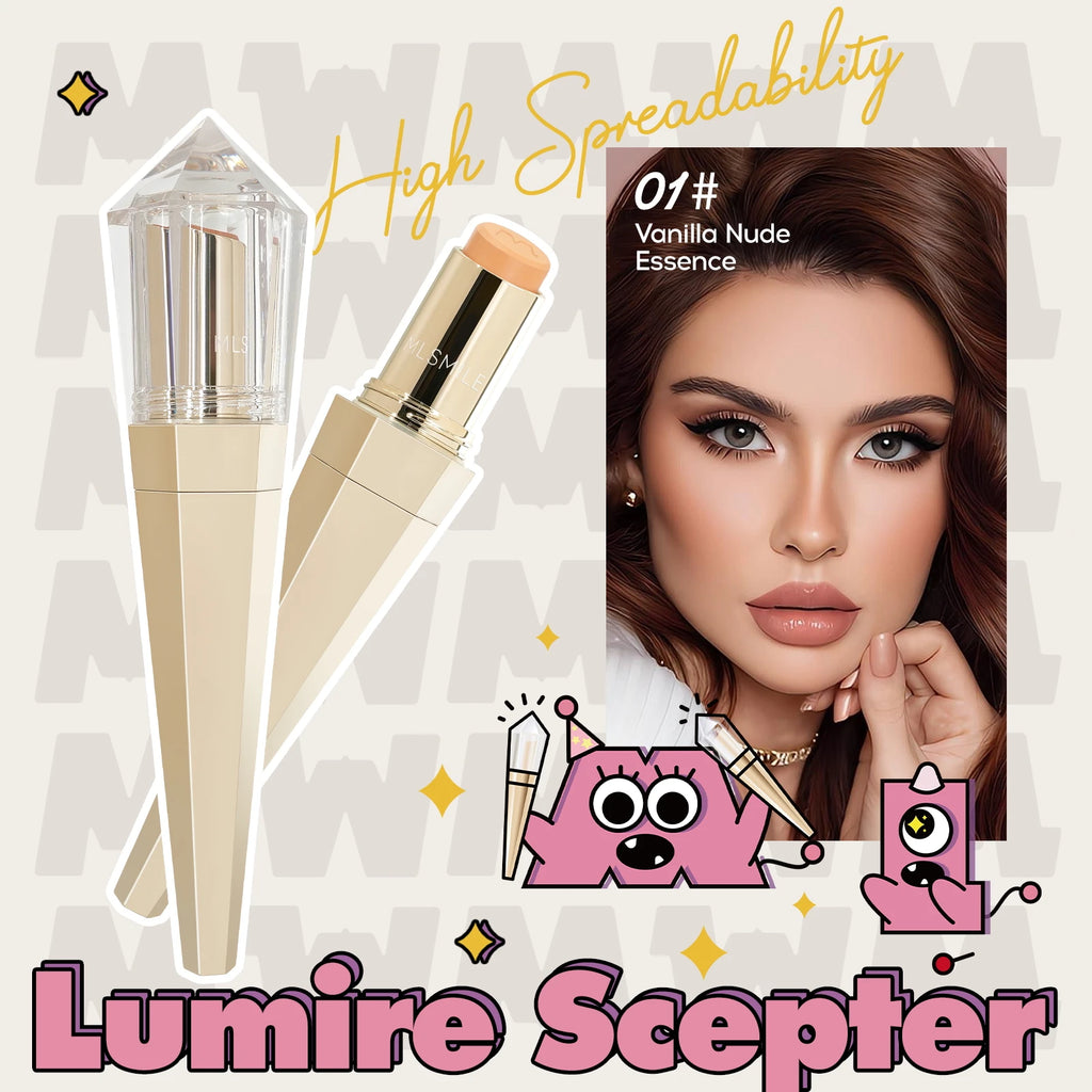Highlighter Stick Face Makeup Glow Stick Natural Radiance Cheekbone Nose Bridge 4 Shades