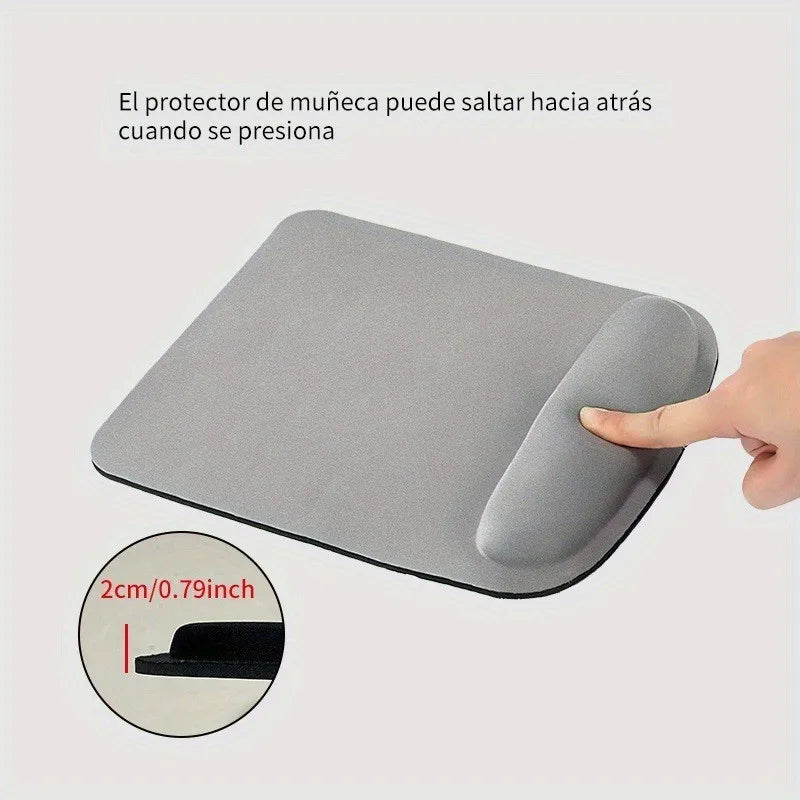 Ergonomic Mouse Pad with Gel Wrist Support - Non-Slip Office & Gaming