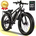 Electric Mountain Bike 1500W 34 MPH 60-Mile Range Fat Tire Off-Road E-Bike