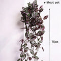 75cm Artificial Wall Hanging Plants Eucalyptus Silk Vines for Home & Wedding Decor