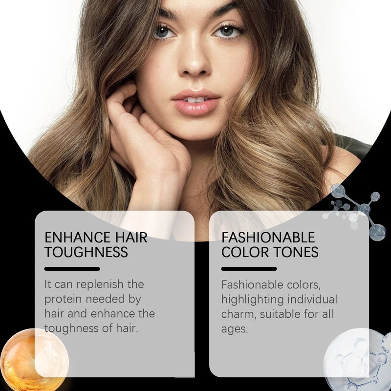 Multi Color Hair Dyeing Shampoo - Nourishing, Easy to Use, Lasting Hair Color