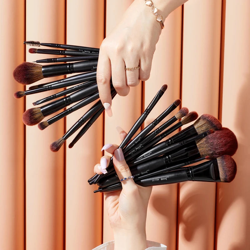 Professional Makeup Brushes Set 3-21 Pcs Synthetic Face Eye Contour Tools
