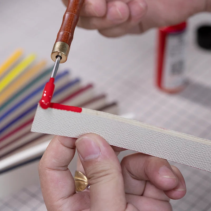 Leather Edge Paint Roller Applicator - DIY Leather Dye Painting Tool