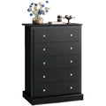 5-Drawer Dresser with Anti-Tip Safety, Large Capacity Modern Bedroom Storage