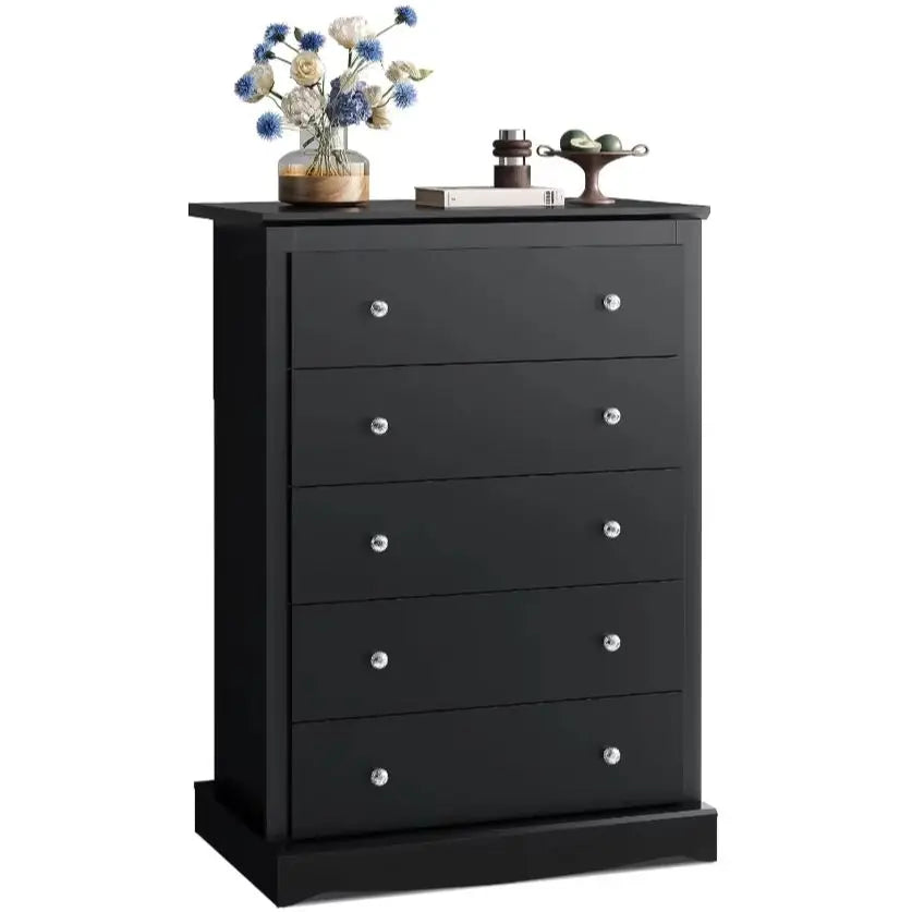 5-Drawer Dresser with Anti-Tip Safety, Large Capacity Modern Bedroom Storage