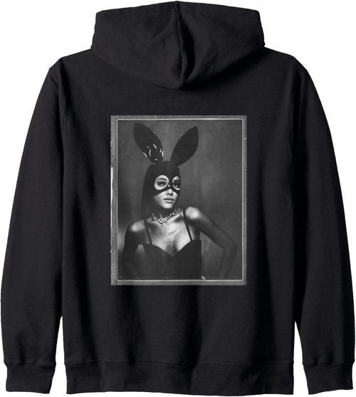 Ariana Grande Official Dangerous Woman Zip Hoodie - Stylish Comfort for Fans | Black Size M