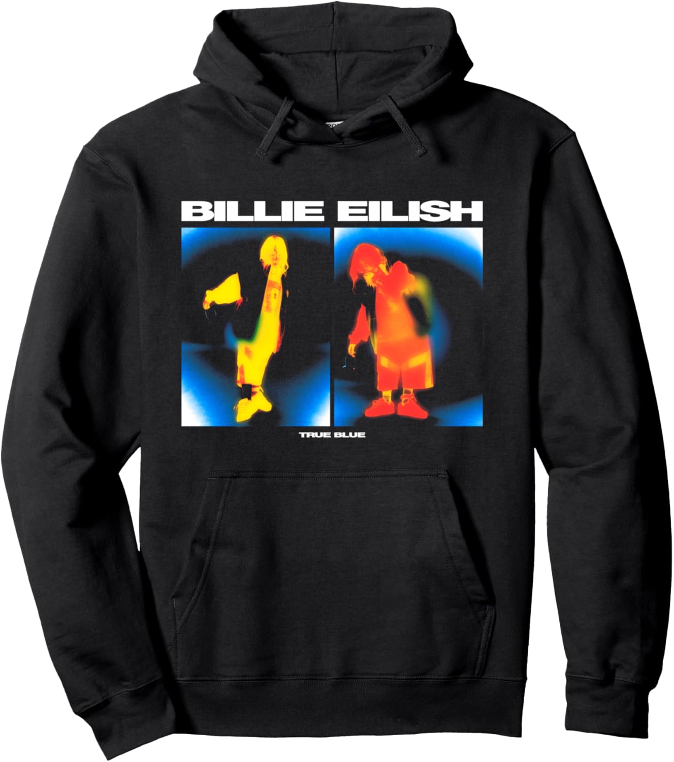 Billie Eilish True Blue Pullover Hoodie - Stylish Comfort for Everyday Wear | Unisex Size Options