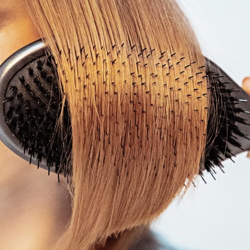 Drybar Flat Mate Boar Bristle Brush - Professional Styling Tool for Smooth, Frizz-Free Hair