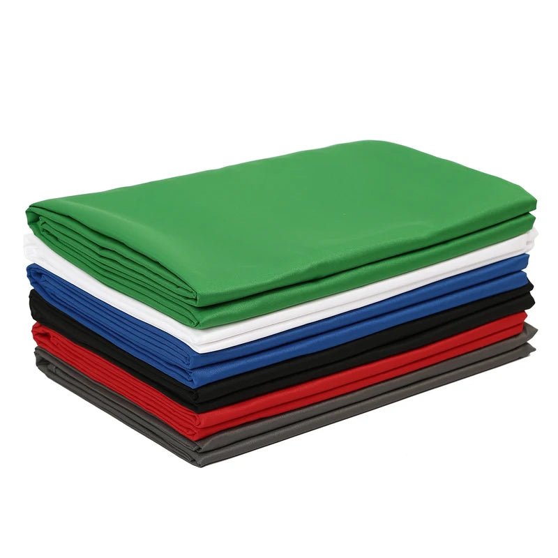 Professional Photography Backdrop Cloth - Green, Black, Gray, Red Various Sizes