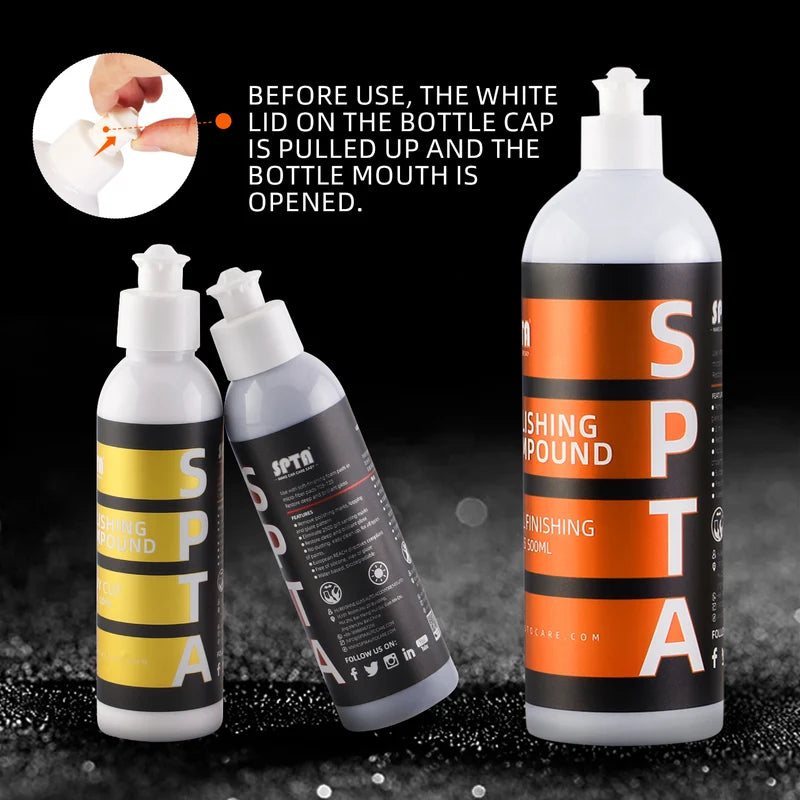 Car Paint Polishing Wax - Scratch Removal & Mirror Finish - 120ml-1000ml