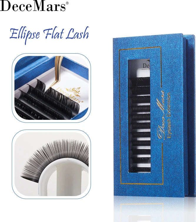 Eyelash Extension Soft Tips - Light Weight Mink Faux Lashes for Professional & Personal Use