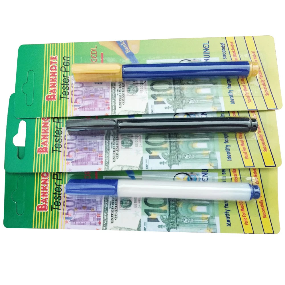 Banknote Counterfeit Pen - Money Detector with Special Ink for Currency Verification