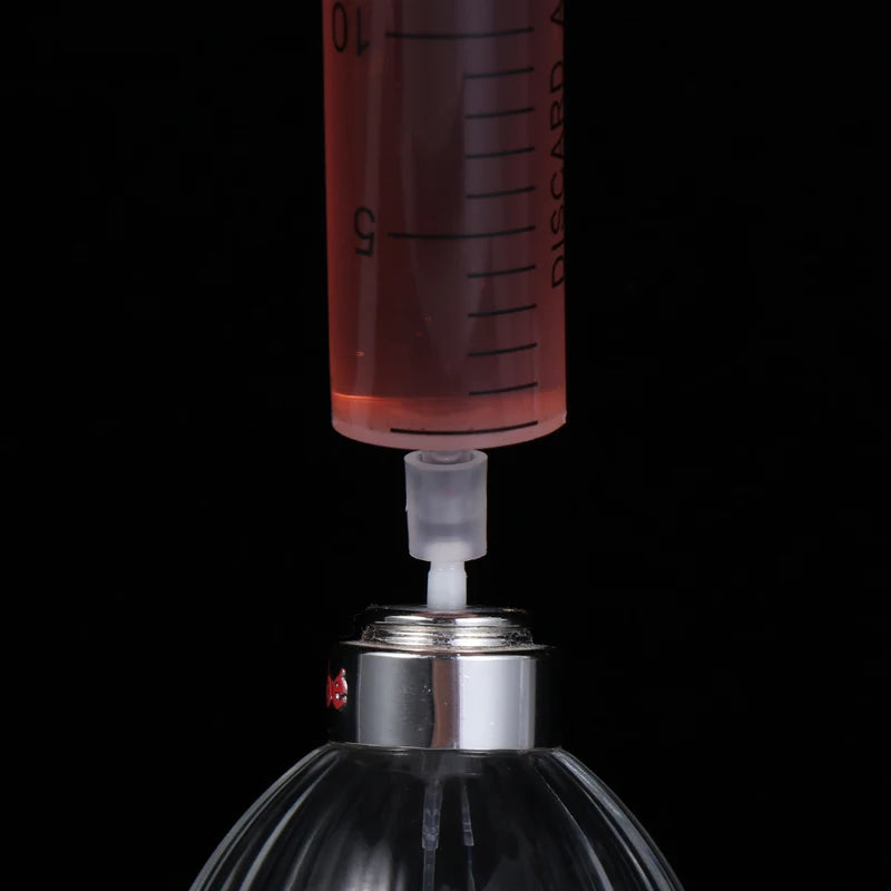 Plastic Perfume Dispenser Spray Bottle with Injection Pump - 10ml, 12ml, 20ml, 40ml, 60ml Variants