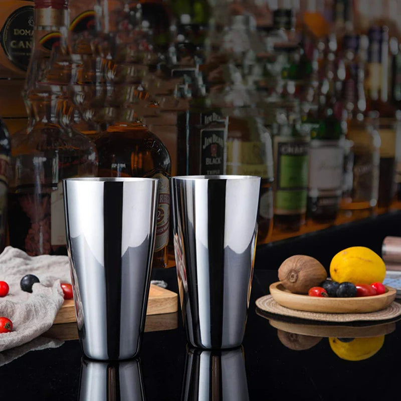 Professional Stainless Steel Cocktail Shaker Bar Set with Multiple Variants