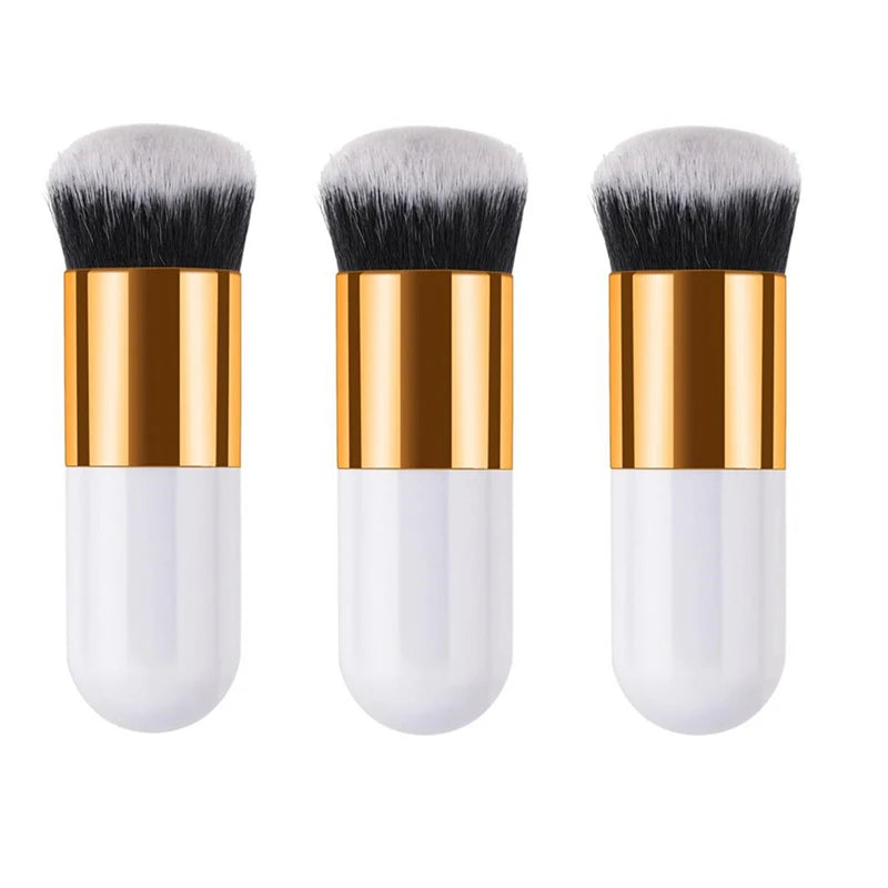 Flat Cream Makeup Brush - Professional Cosmetic Foundation Tool