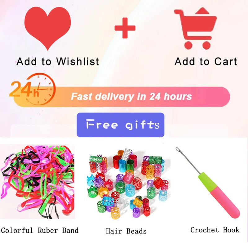 Long Faux Locks Crochet Braids Hair Extensions - Soft Synthetic Locs for Women