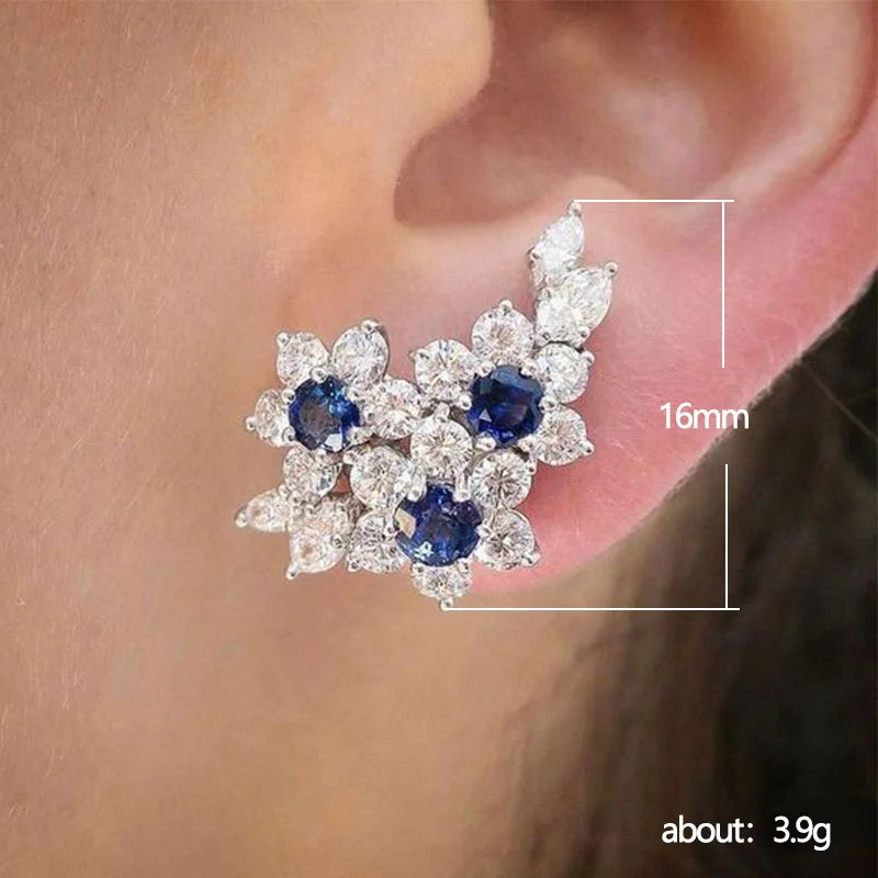 Elegant Women's CZ Earrings for Wedding Engagement Party Jewelry