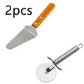 Stainless Steel Pizza Wheel Cutter 6.5cm Diameter Household Kitchen Tool