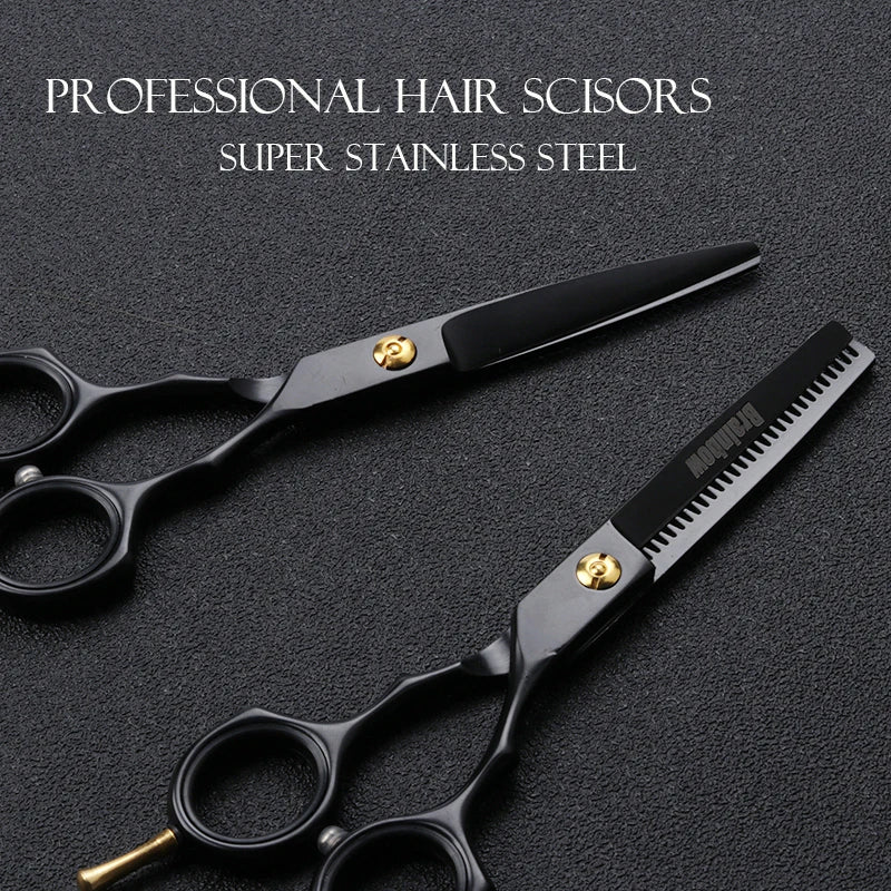Professional Hair Cutting & Thinning Scissors - 5.5 Inch Salon Hairdressing Tools