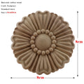 European Carved Unpainted Retro Wood Mouldings and Appliques for Home Furniture Walls