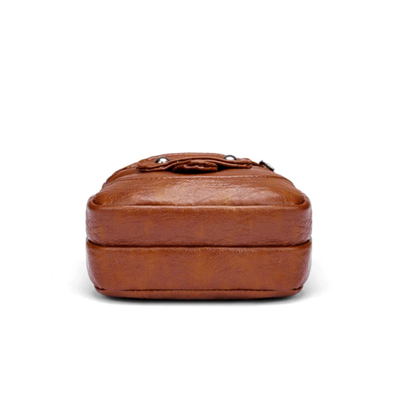 Multi-Functional Small Shoulder Bag for Women Crossbody Purse with Leather Finish