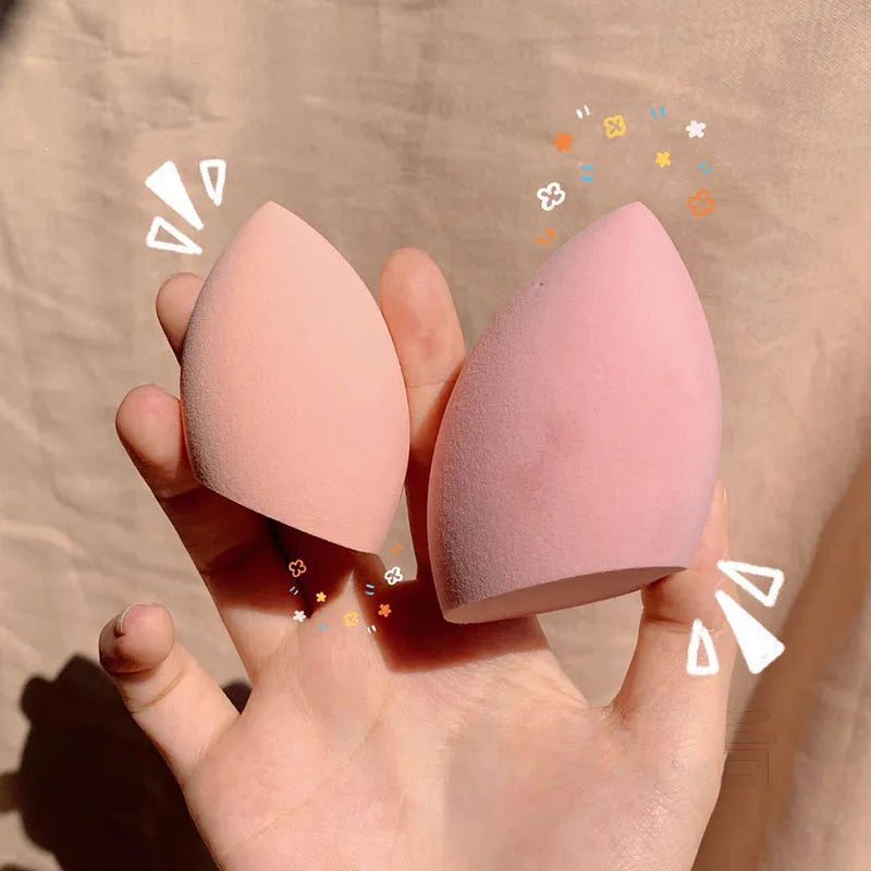 4pcs Makeup Sponge Powder Puff Set Wet & Dry Foundation Blenders