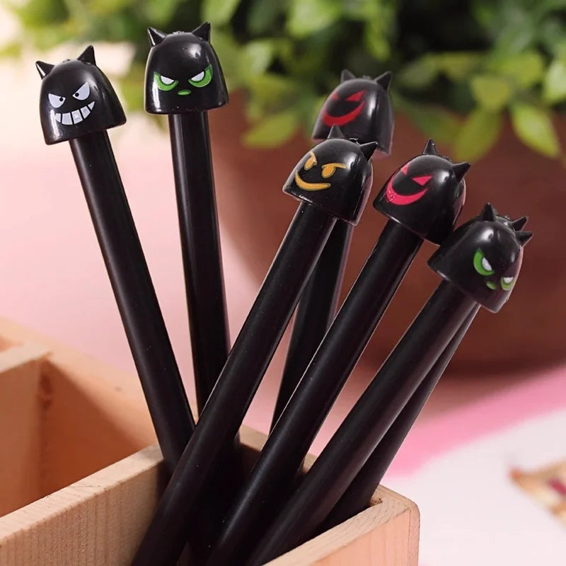 Gel Pen Set for Kids Halloween Devil Ghost Signature Writing Supplies 0.38mm