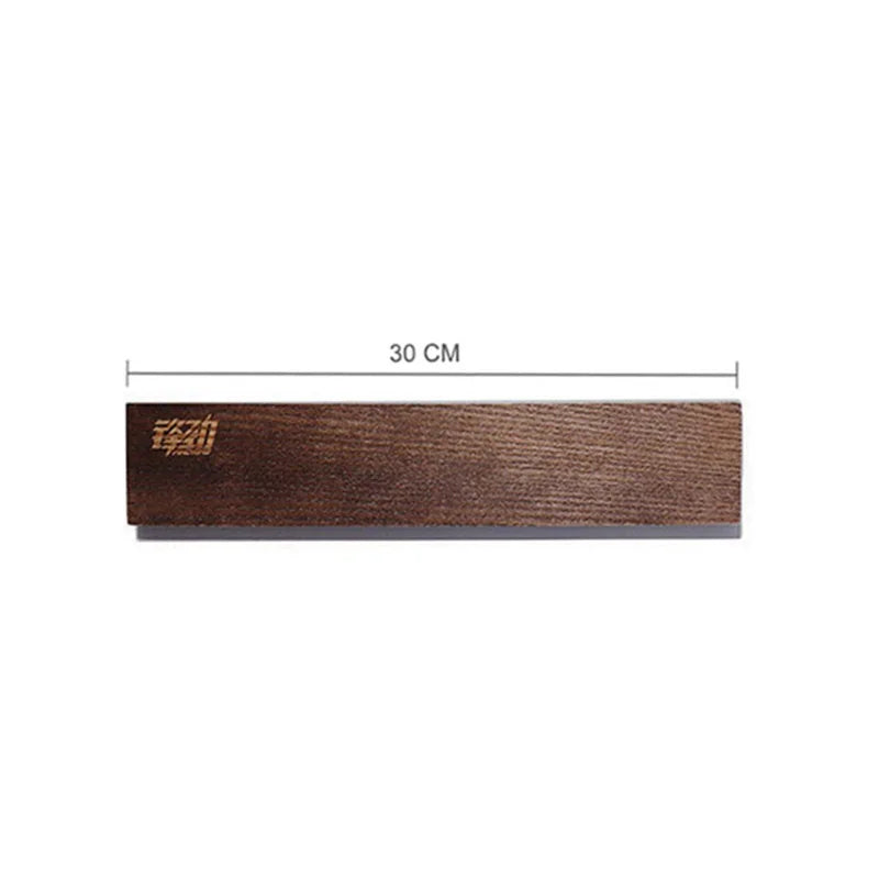 Magnetic Knife Strip Wall Mount Holder - Handmade Acacia Wood 3-Piece Set