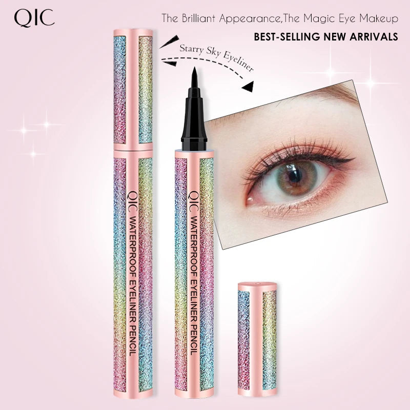 Waterproof Long-Lasting Black Eyeliner Pencil for Women - Smudge Proof Makeup