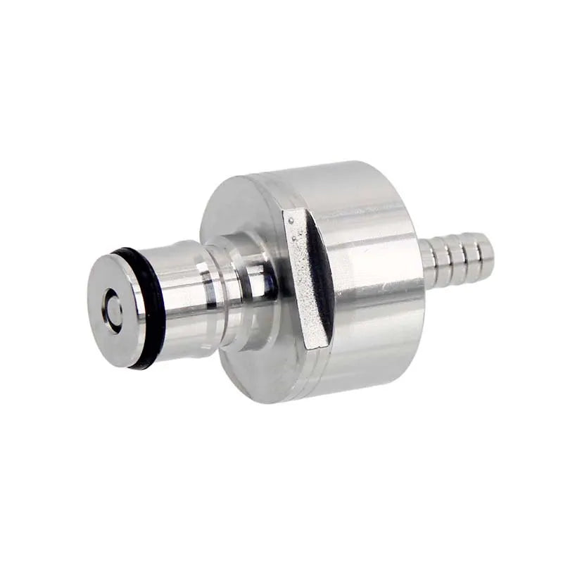 Homebrew Beer Carbonation Cap with Ball Lock Disconnect for PET Bottles