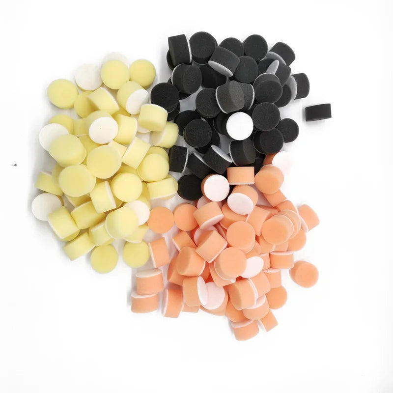 25mm 50Pcs Car Polishing & Buffing Sponge Pads Set - Waxing Buffer Tools